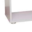 Bibliothèque Selioian étagère zig zag bois blanc