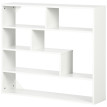 Bibliothèque murale Doro étagère moderne bois blanc