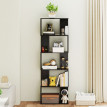 Etagère à Livres Celisena Design Moderne Bois Noir