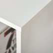 Bibliothèque Lorisian cube moderne mobile bois blanc