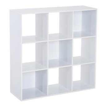 Meuble de rangement Palet cubes 9 casiers blanc