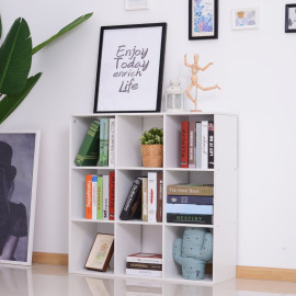 Meuble de rangement Palet cubes 9 casiers blanc