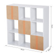 Meuble de rangement Palet cubes 9 casiers blanc