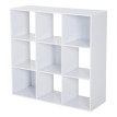 Meuble de rangement Palet cubes 9 casiers blanc