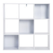 Meuble de rangement Palet cubes 9 casiers blanc