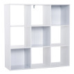 Meuble de rangement Palet cubes 9 casiers blanc