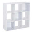 Meuble de rangement Palet cubes 9 casiers blanc