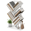 Ilial Étagère arbre bibliothèque salon chambre blanc