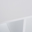 Kalisson étagère contemporaine 6 casiers bois blanc
