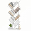 Bibliothèque Peraras étagère arbre industrielle acier blanc