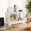 Vitrine d'exposition Montois acrylique figurines collection blanc