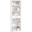 Bibliothèque Celiorio étagère rangement moderne blanc