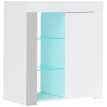 Buffet Aurel LED RGB rangement blanc