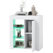 Buffet Aurel LED RGB rangement blanc