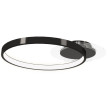 Plafonnier LED Doroal moderne 2 anneaux dimmable noir