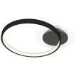 Plafonnier LED Doroal moderne 2 anneaux dimmable noir