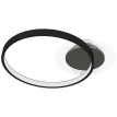 Plafonnier LED Doroal moderne 2 anneaux dimmable noir