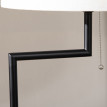 Lampadaire Isiaeo étagère bambou USB noir