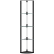 Lampe sur pied Doral étagères LED 3 niveaux noir