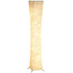 Perova Lampadaire moderne interrupteur au pied LED blanc argent