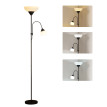 Lampadaire Amora mère et enfant LED ambiance lecture noir