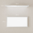 Plafonnier Lumier LED Fins Minimalistes Réglables Blanc