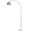 Isis lampe sur pied arc marbre argent