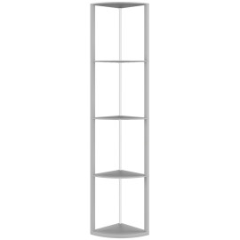 Lampadaire Delo LED étagères RGB télécommande Gris
