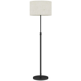 Lampadaire Camervik télécommande hauteur réglable abat jour tissu noir