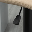 Tabourets de Bar Celea réglables pivotants en acier et polyester Marron