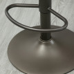 Tabourets de bar Aubet pivotants réglables marron