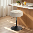 Tabouret de bar Marova pivotant réglable avec rangement beige