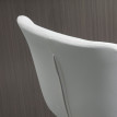 Beres tabourets de bar pivotants réglables design blanc