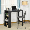 Table de bar Alac table haute de cuisine mange debout noir