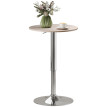 Rivos Table de Bar Réglable Pivotante 360° Bois Naturel