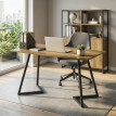 Doren Pieds de table industriels réglables Noir