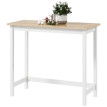 Produit Perelson comptoir de bar imitation chêne blanc