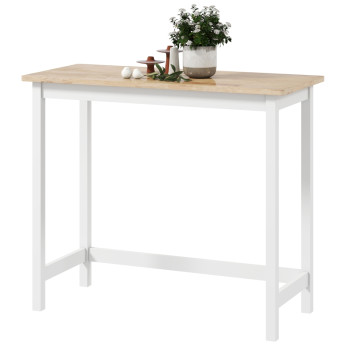 Produit Perelson comptoir de bar imitation chêne blanc