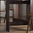 Felara Table pliante console gain de place bois marron