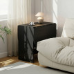 Enria Table de cuisine pliante gain de place noir