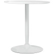 Table à manger Torveova ronde 2 personnes acier blanc
