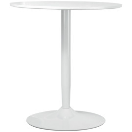 Table à manger Torveova ronde 2 personnes acier blanc