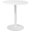 Table à manger Torveova ronde 2 personnes acier blanc