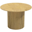 Table à manger ronde Elreys moderne 110 cm chêne
