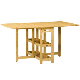 Table pliante Talval bambou naturel