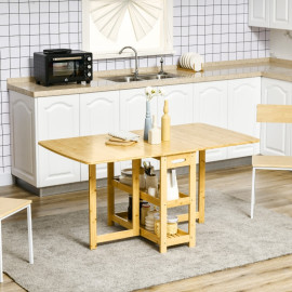 Table pliante Talval bambou naturel