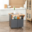 Table pliante Orrio gain de place 4 personnes gris clair jaune