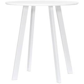 Table à manger Camane table de cuisine design blanc