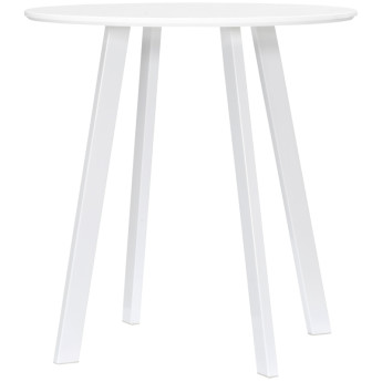 Table à manger Camane table de cuisine design blanc