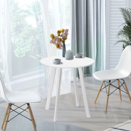 Table à manger Camane table de cuisine design blanc